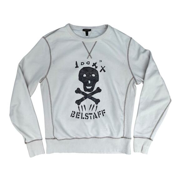 Belstaff Trimley Skull Graphic Sweatshirt L - Picture 1 of 4